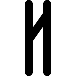 signo matemático paralelo no corto icono