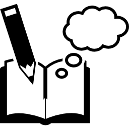 libro educativo icono