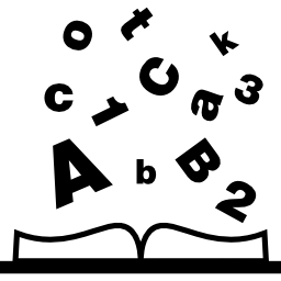 libro educativo icono