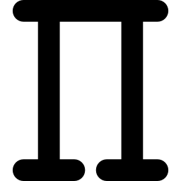 símbolo matemático del producto icono
