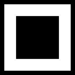 symbol für das center-inhaltslayout icon