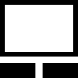 símbolo de interface de design de layout de rodapé duplo Ícone