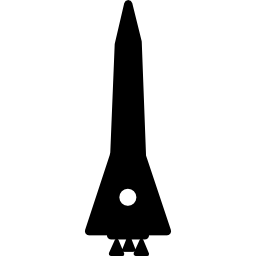 Thin rocket icon