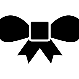 리본 블랙 모양 icon