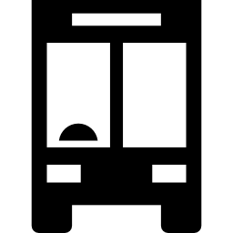 Фронтальный автобус иконка