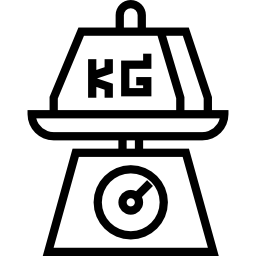 kilogrammen icoon