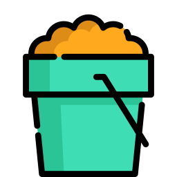 Sand bucket icon