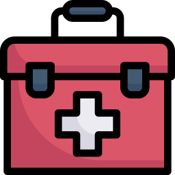 First aid kit icon