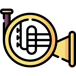 French horn icon