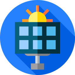 Solar panel icon