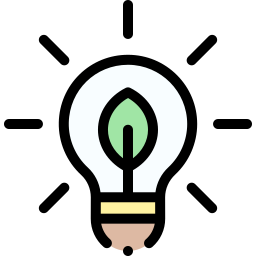 energiesparendes licht icon