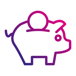 Piggy bank icon