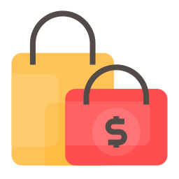 Shopping bag icon