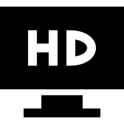schermo televisivo icona