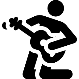 gitarzysta ikona