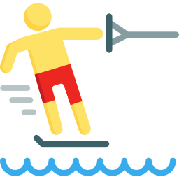 Water ski icon