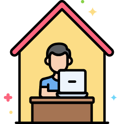 Work from home icon