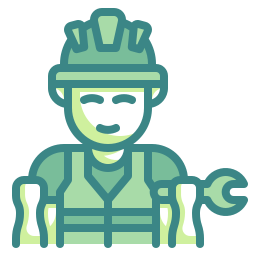 Construction worker icon