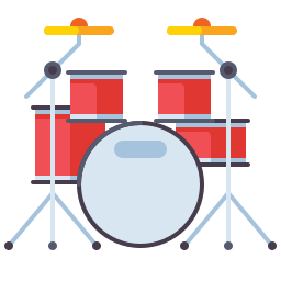 Drum set icon