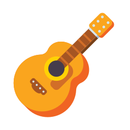 guitare acoustique Icône