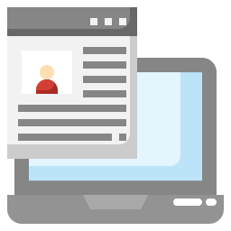 Online resume icon