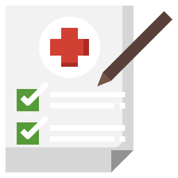 Medical check icon