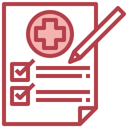 Medical check icon