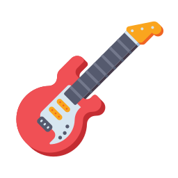 guitarra elétrica Ícone