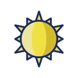 soleil Icône