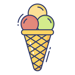 cucurucho de helado icono