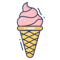 cucurucho de helado icono