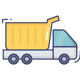 Dump truck icon