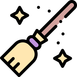 Magic broom icon