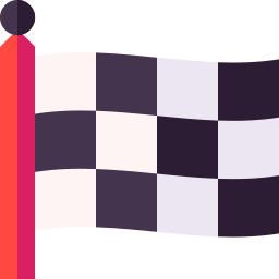 flaga wyścigów ikona