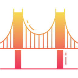 le pont du golden gate Icône