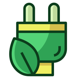 Eco electric icon