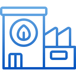 usine eco Icône