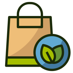 Eco bag icon