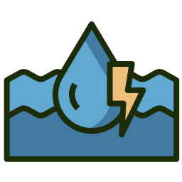 hydro-elektrisch icoon