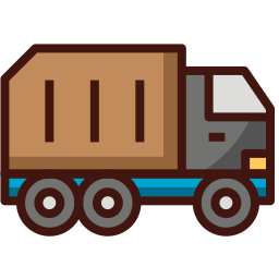 Garbage truck icon