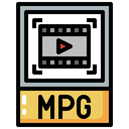 formato mpg icono
