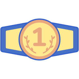 ceinture champion Icône