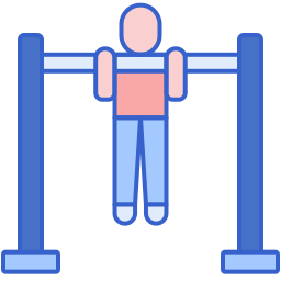Pull up bar icon