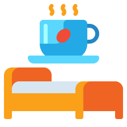 Bed and breakfast icon