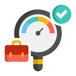 Business credit score icon