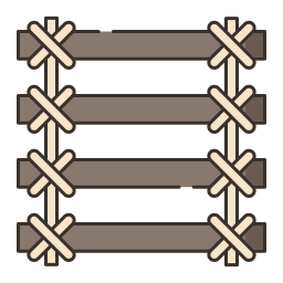escalera de cuerda icono