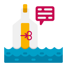 Message in a bottle icon