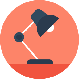 Desk lamp icon