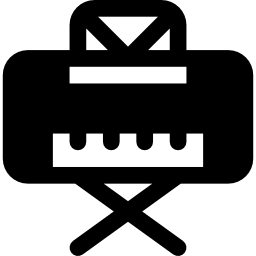 Electric keyboard icon