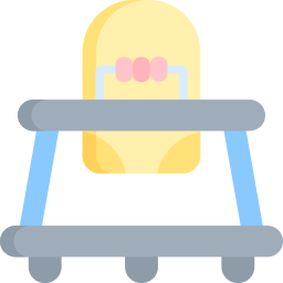 Baby walker icon